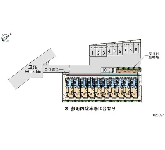 ★手数料０円★立川市上砂町　月極駐車場（LP）